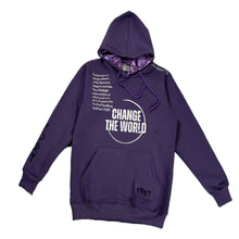 Load image into Gallery viewer, Change The World With YORT Hoodie
