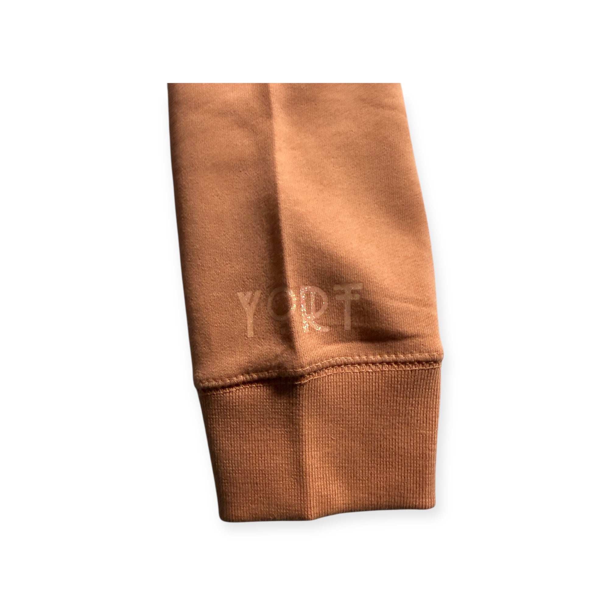 Salmon Glittered YORT Logo’d Hoodie