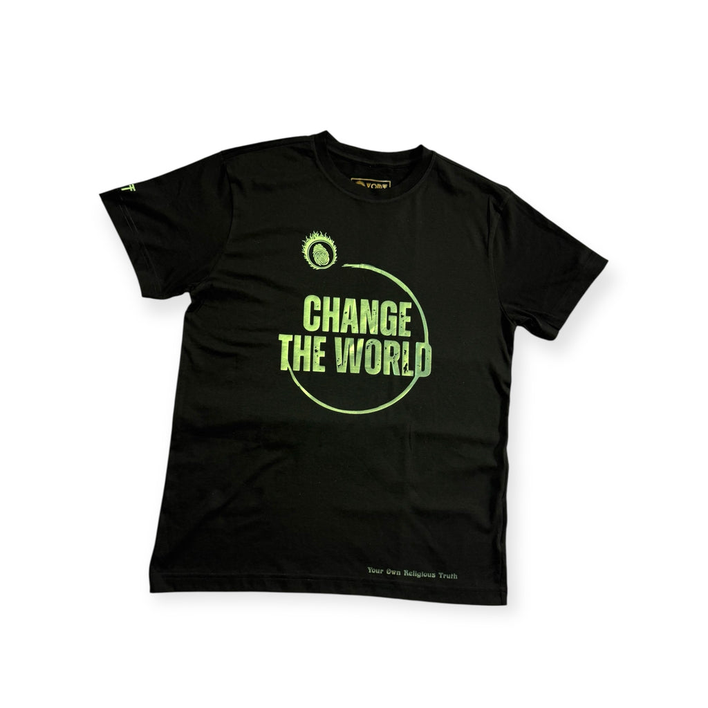 Black YORT Change The World Tee