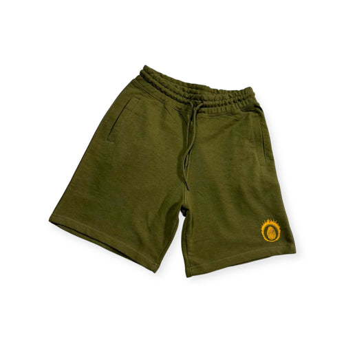 Olive Green YORT Logo’d Shorts