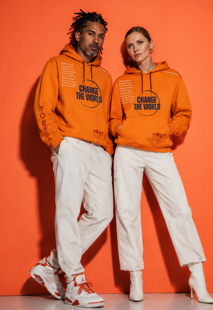 <strong>Sunflower Orange YORT Change The World Hoodie</strong>