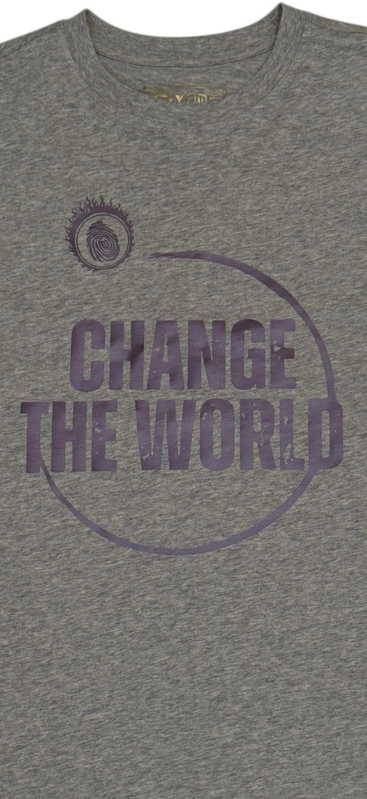 Short Sleeve Heather YORT Change The World Tee