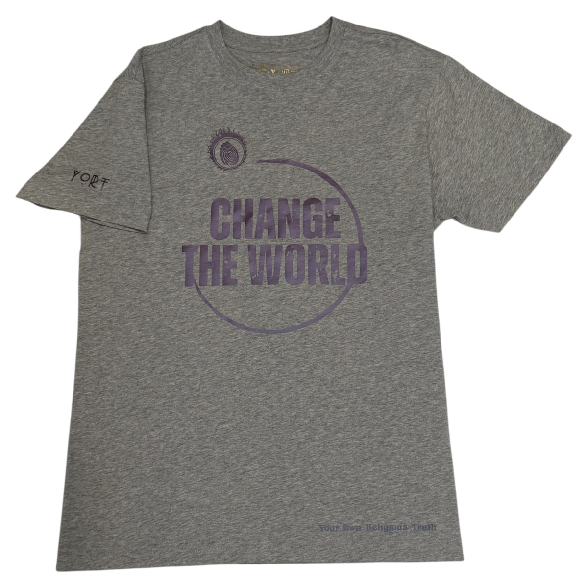 Short Sleeve Heather YORT Change The World Tee