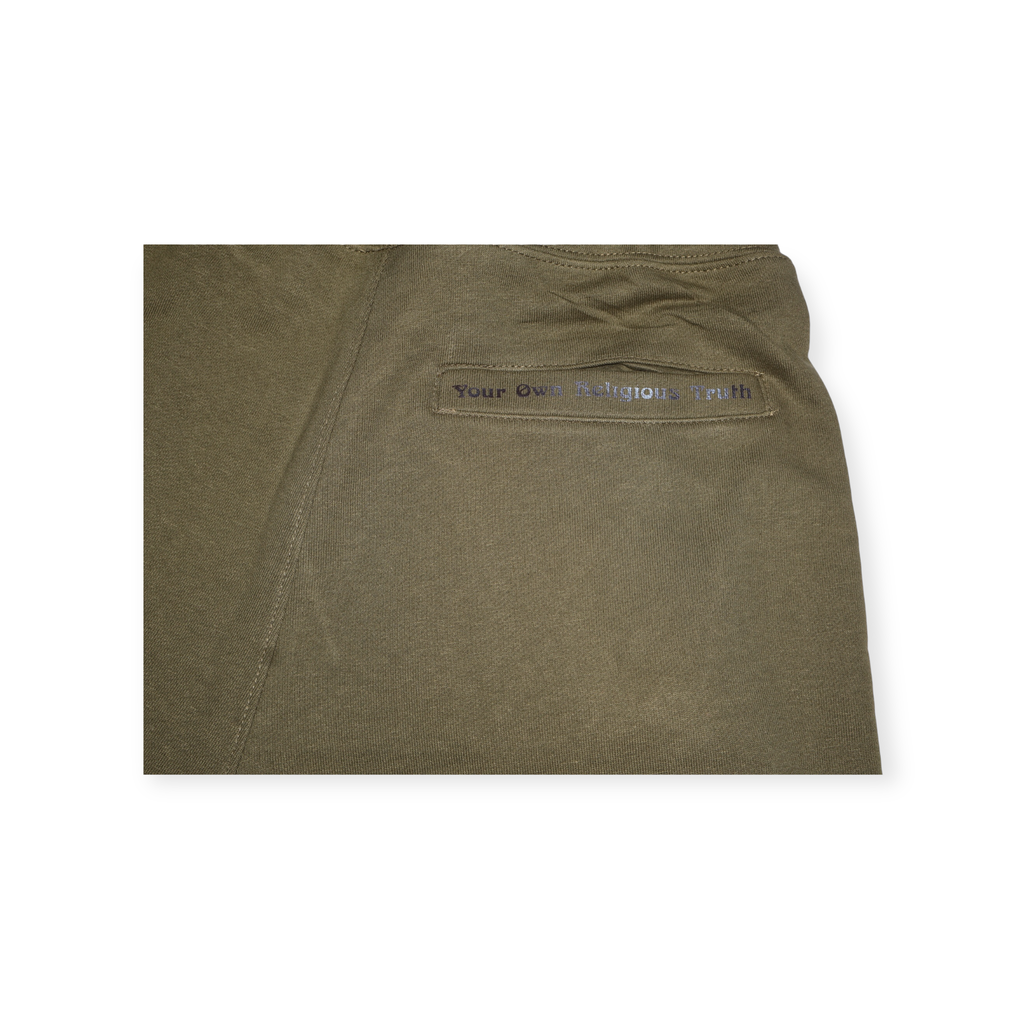 Olive Green YORT Logo’d Shorts
