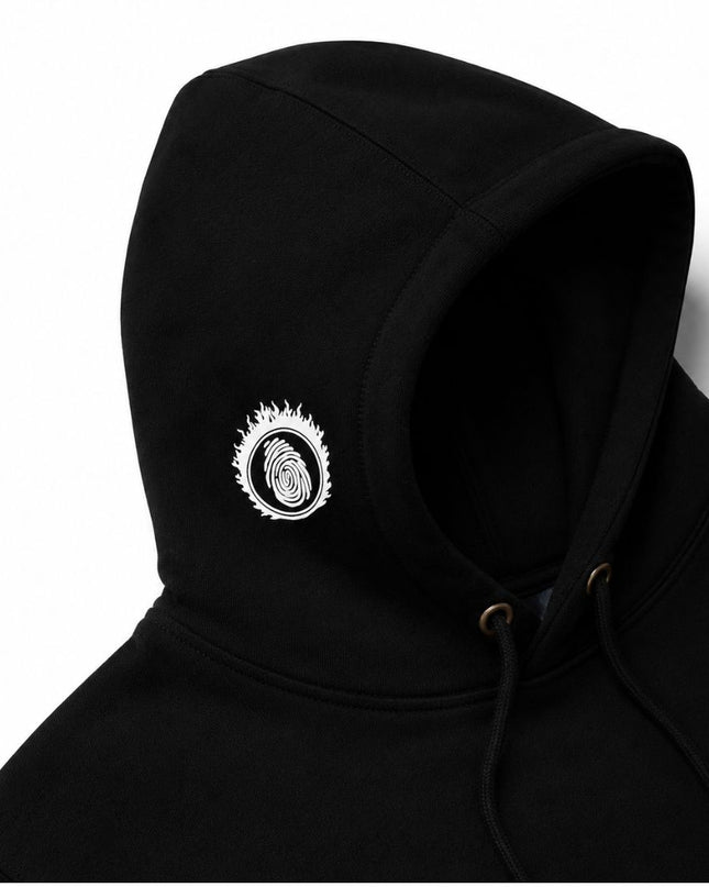 Black YORT Hoodie Reflective Logo