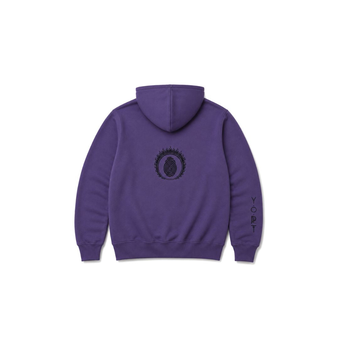 Purple On Purple YORT Change The World Hoodie