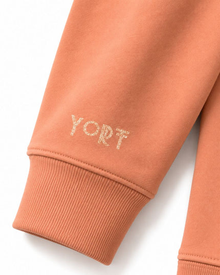 Salmon Glittered YORT Logo’d Hoodie