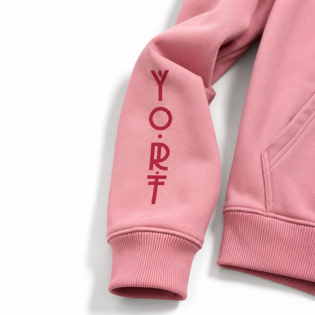 Pink and Cyan YORT Change The World Hoodie