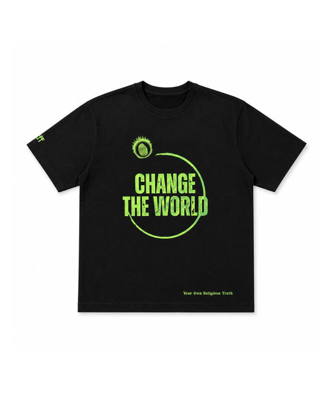 Black YORT Change The World Tee