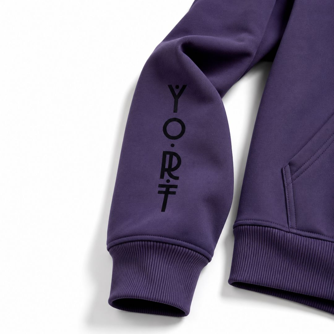 Purple On Purple YORT Change The World Hoodie