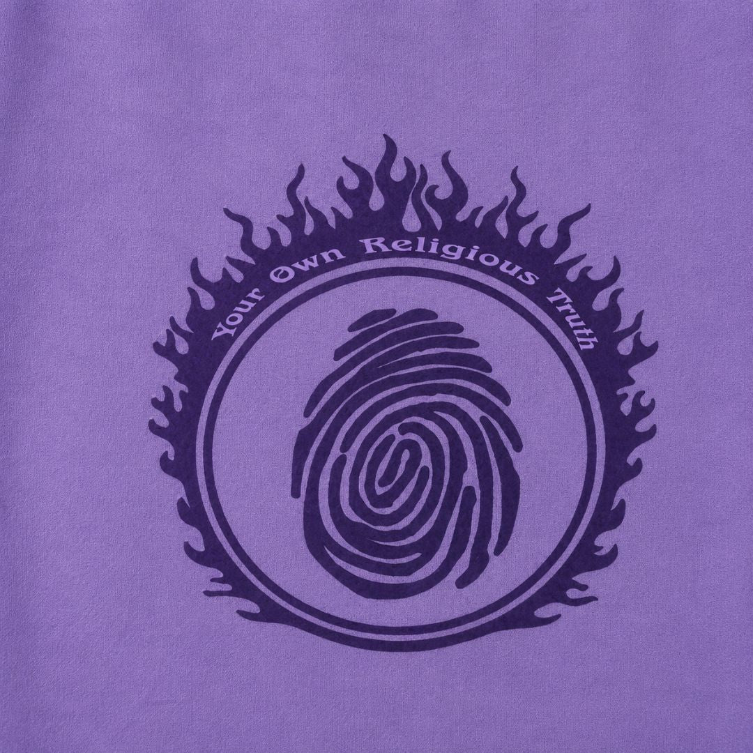 Purple On Purple YORT Change The World Hoodie