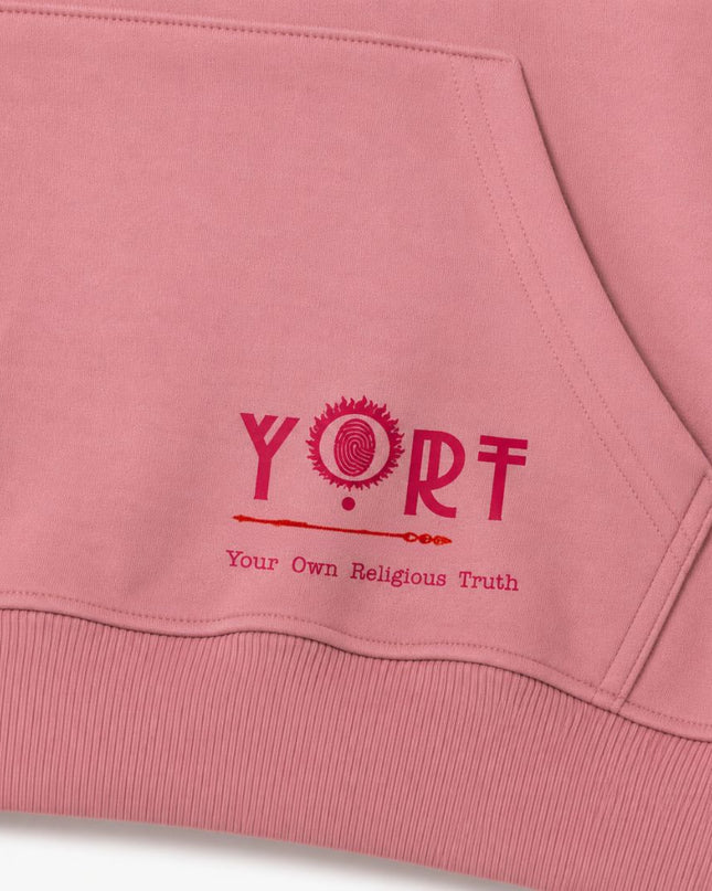 Pink and Cyan YORT Change The World Hoodie