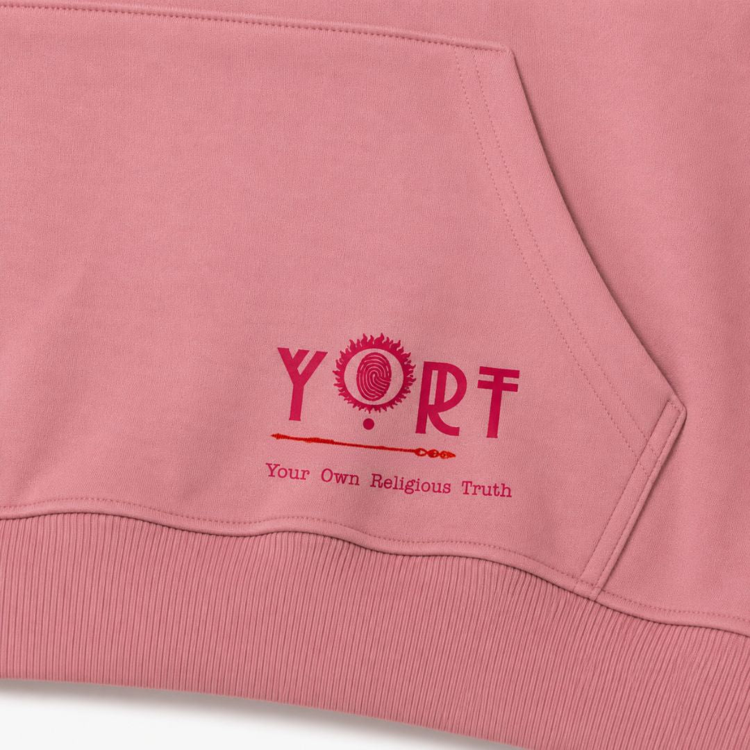 Pink and Cyan YORT Change The World Hoodie