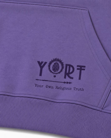 Purple On Purple YORT Change The World Hoodie