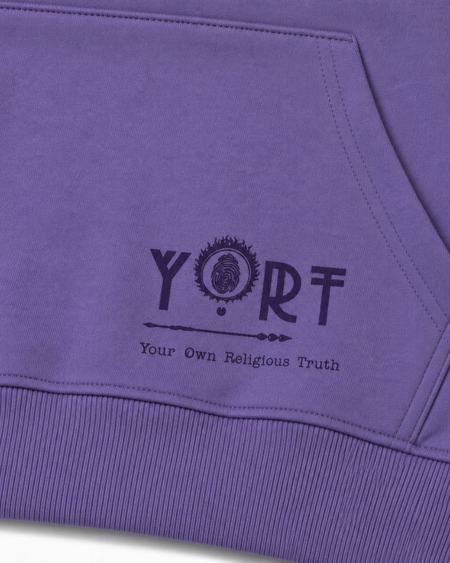 Purple On Purple YORT Change The World Hoodie