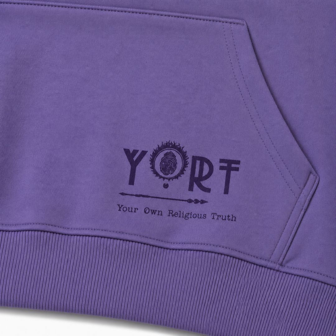 Purple On Purple YORT Change The World Hoodie