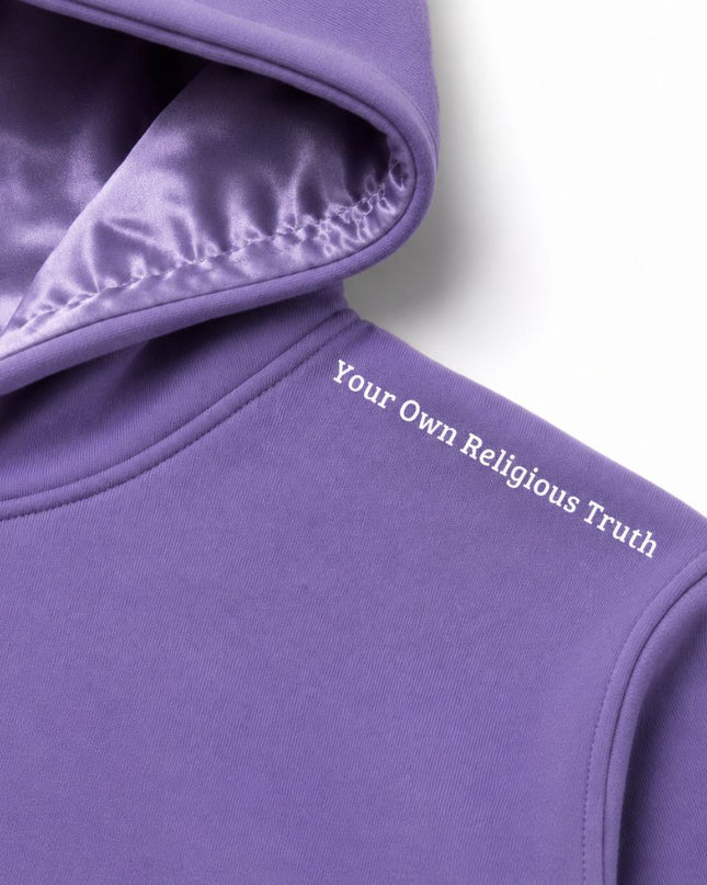 Purple On Purple YORT Change The World Hoodie