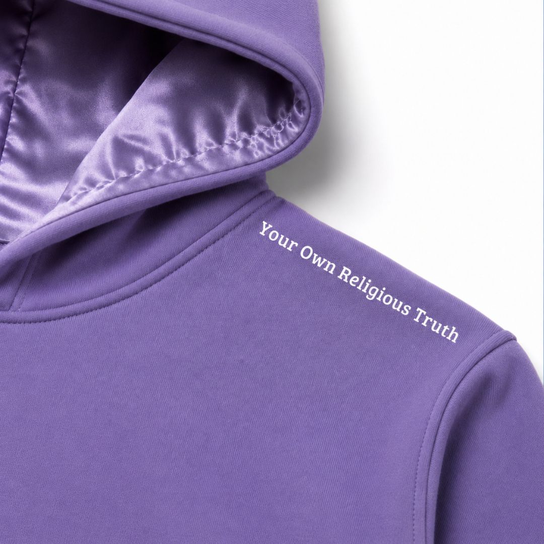 Purple On Purple YORT Change The World Hoodie