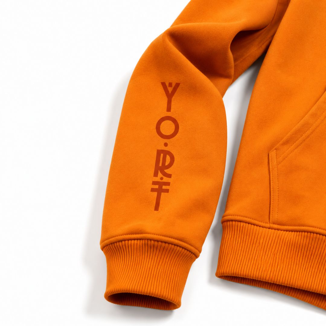 Sunflower Orange YORT Change The World Hoodie