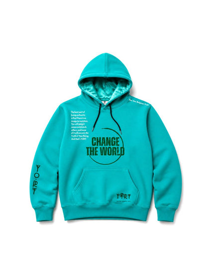Teal YORT Change The World Hoodie