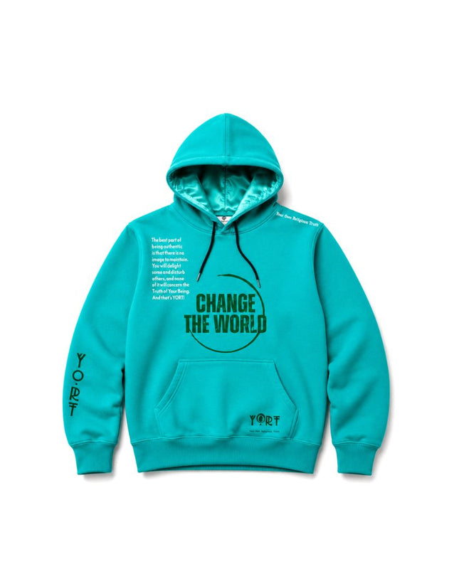 Teal YORT Change The World Hoodie