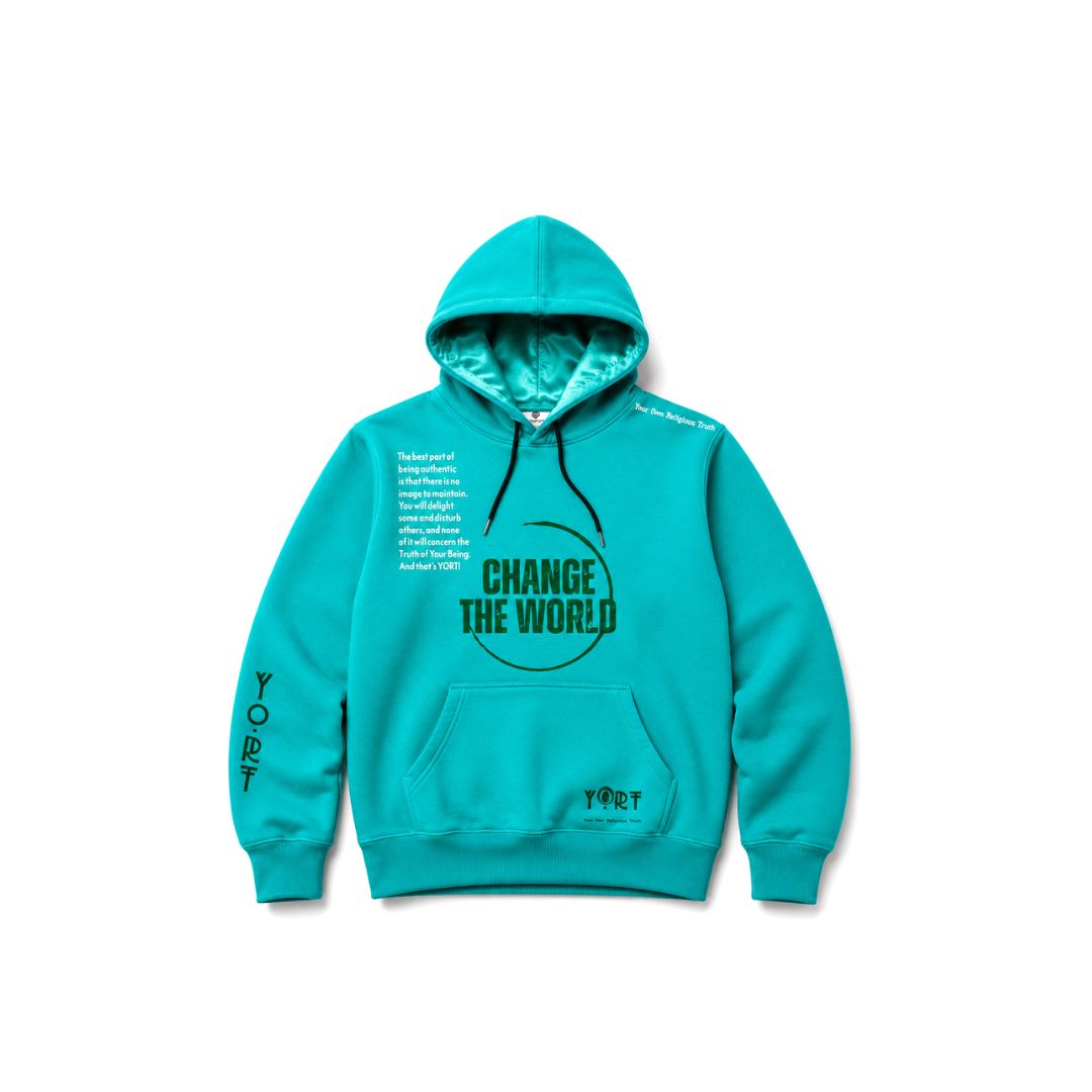 Teal YORT Change The World Hoodie