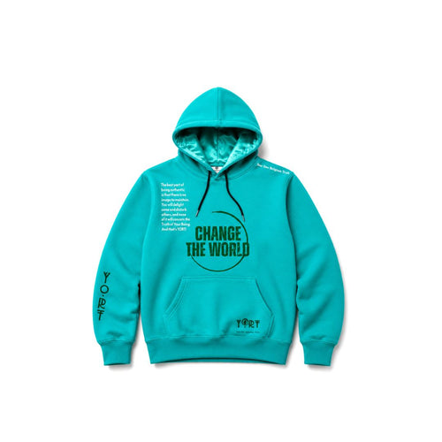 Teal YORT Change The World Hoodie