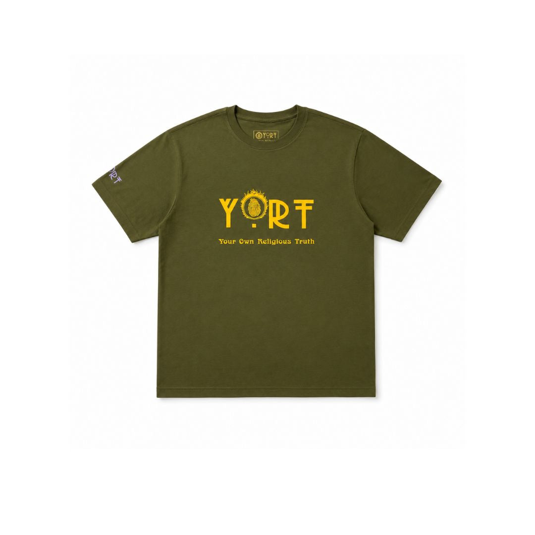Olive Green YORT Logo’d Tee