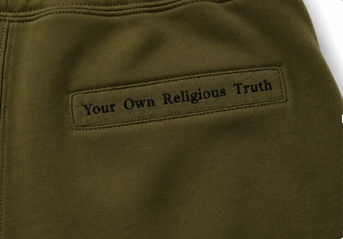 Olive Green YORT Logo’d Shorts