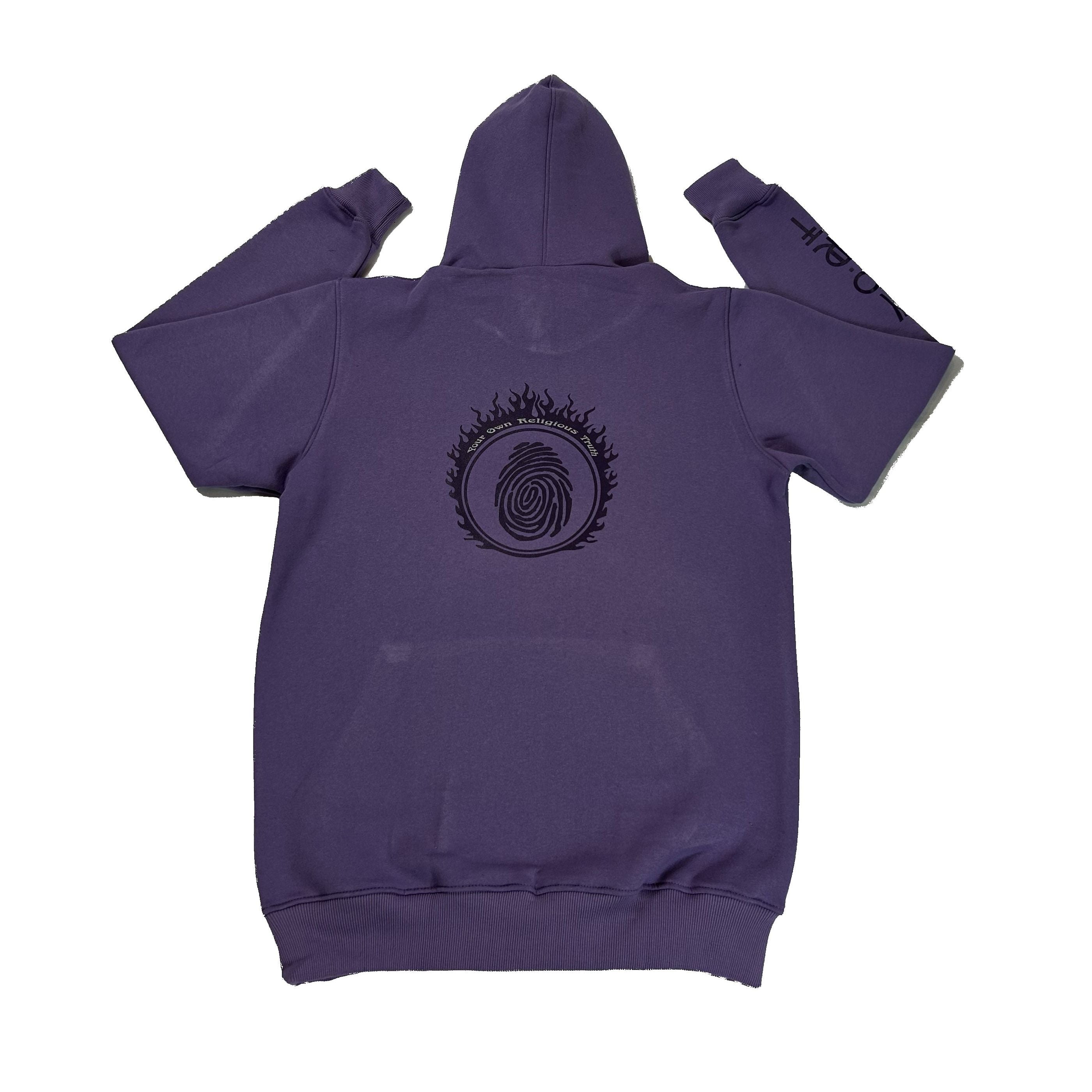 Purple On Purple YORT Change The World Hoodie