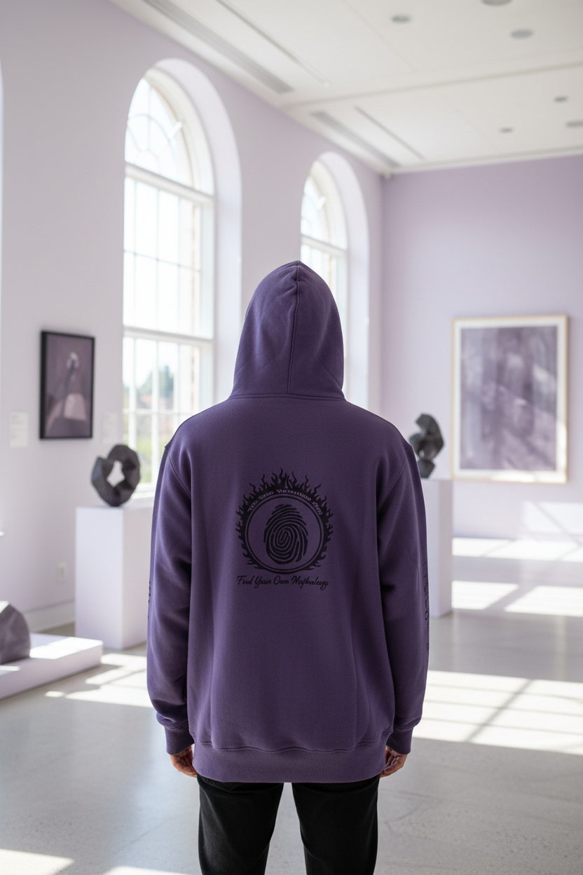 Purple Back View Light